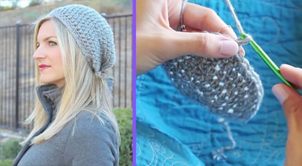 Brilliant Crochet Beanie Pattern Is A Cinch #crochet #crochetpattern #DIY #craft