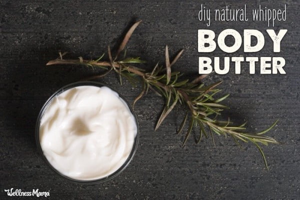 Natural Whipped Body Butter Recipe #DIY #beauty #craft #bodybutter