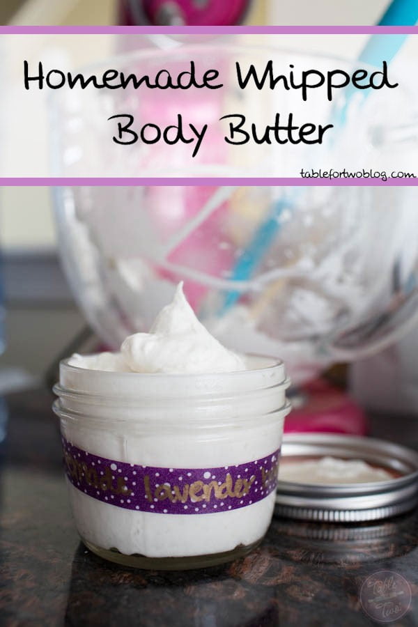 Homemade Whipped Body Butter #DIY #beauty #craft #bodybutter