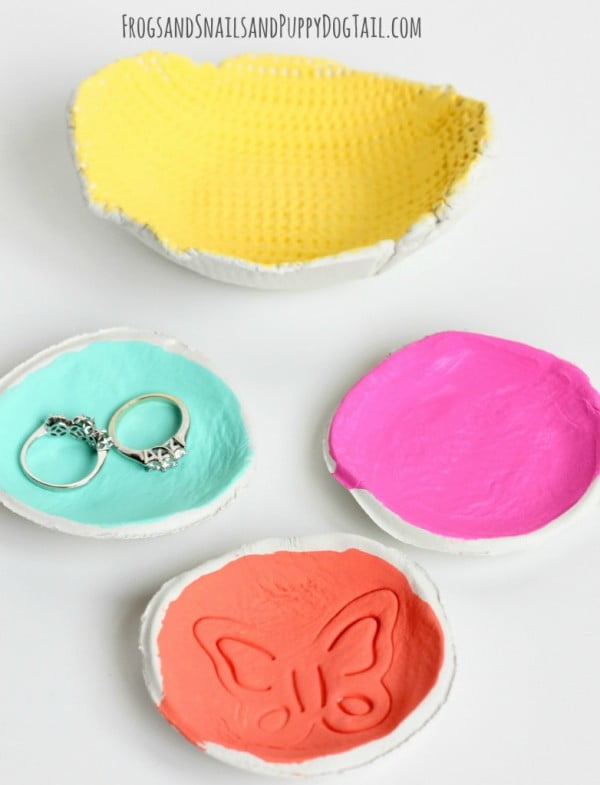 DIY Clay Bowl #DIY #clay #dish #trinket