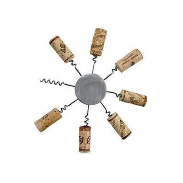 Sunburst Wine Cork DIY Trivet #DIY #craft #winecork
