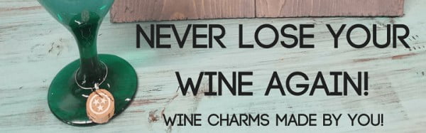 Easy DIY Wine Cork Charm #DIY #craft #winecork