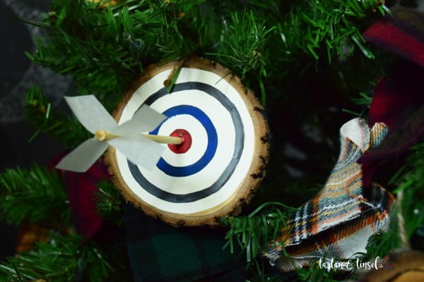 DIY Archery Target Ornament