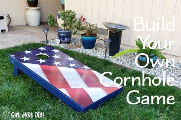 DIY Cornhole Board with Available Planns