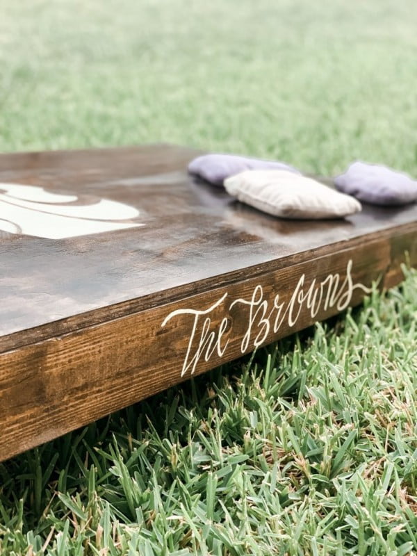 Custom DIY Cornhole Boards