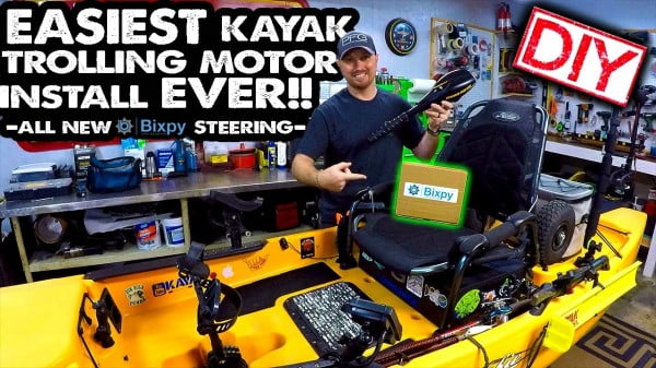 BEST DIY Kayak Trolling Motor Mod EVER!!