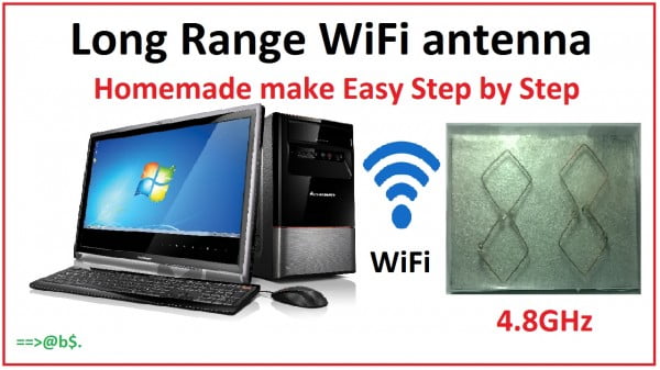 How to make long range WiFi antenna at home