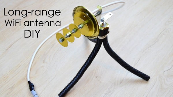 How to make long-range WiFi antenna at home