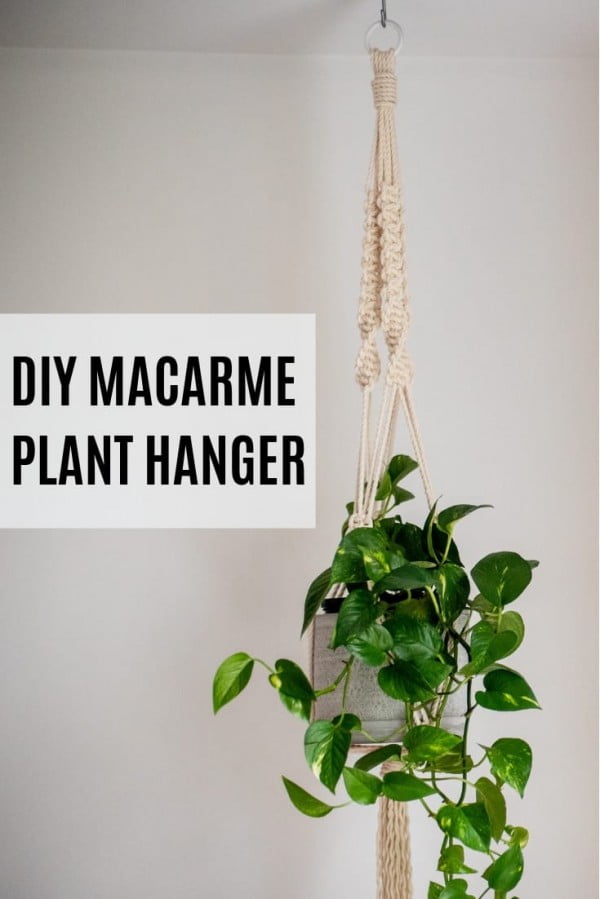 DIY MACRAME PLANT HANGER