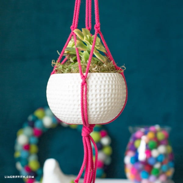 Easy DIY Macrame Plant Hanger Tutorial