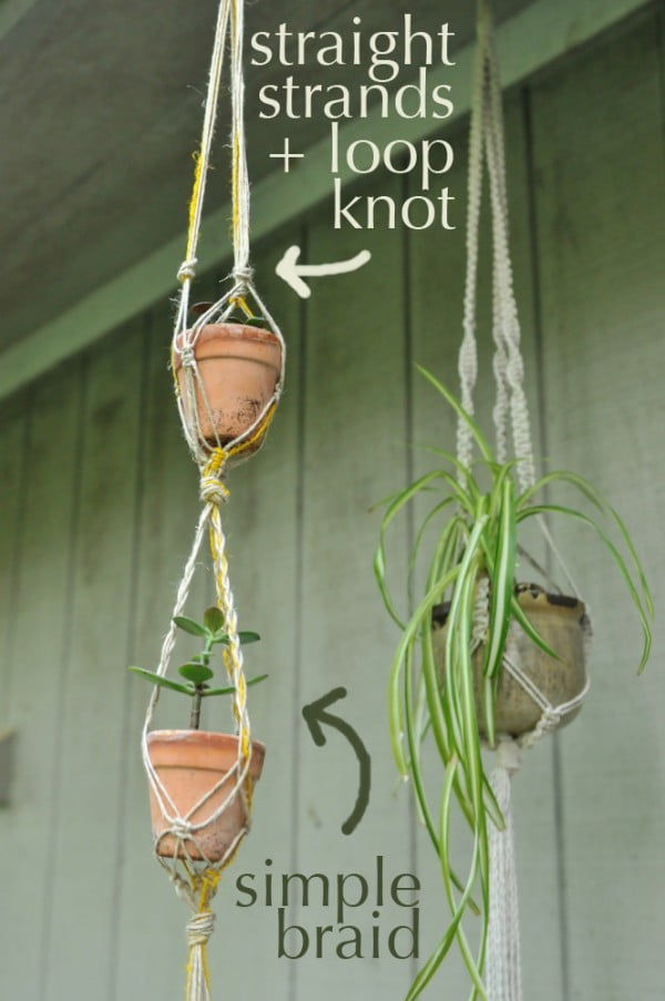 DIY Macrame Plant Hangers -