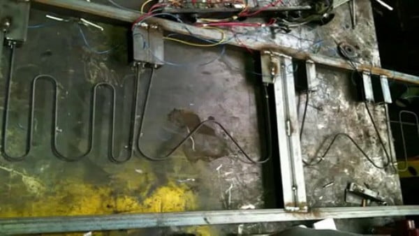 homemade powder coating oven