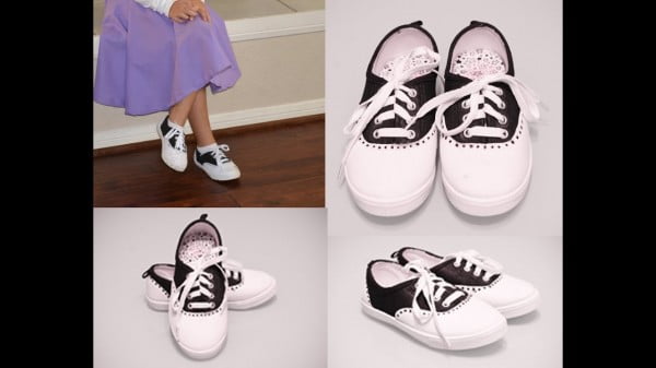 DIY: How To Make Your Own 1950's Inspired Saddle Shoes