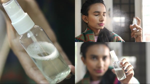 DIY Makeup Setting Spray Only 2 Ingredients
