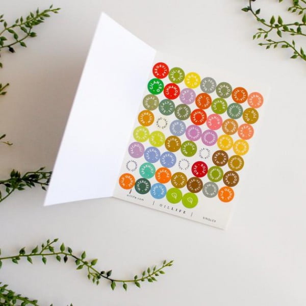 Essential Oil DIY Labels & Stickers