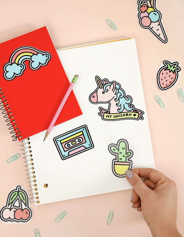 How to Work with Printable Vinyl: DIY Vinyl Stickers