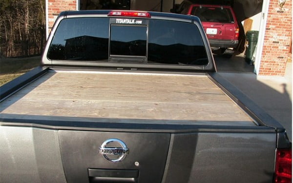 How to make a homemade wood truck bed tonneau cover