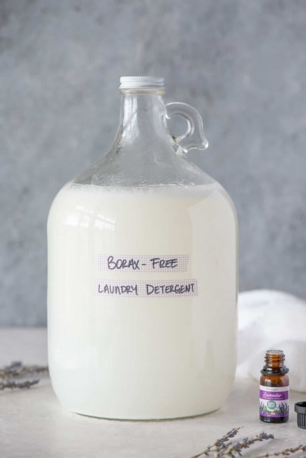 Homemade Borax-Free Laundry Detergent