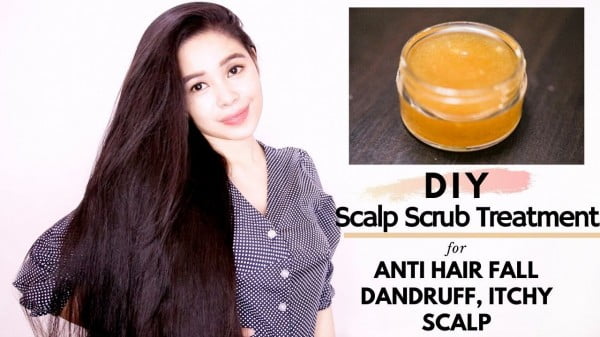At Home DIY Scalp Scrub- Anti Hair Treatment & Remedy For Dry & Itchy Scalp- Beautyklove