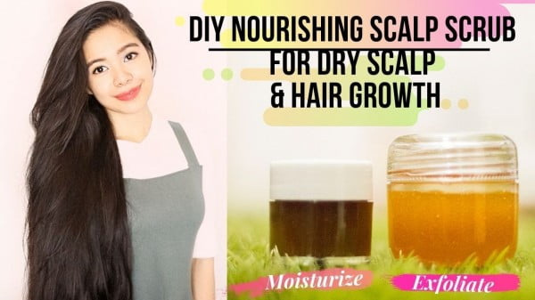 DIY Nourishing Scalp Scrub For Dry Scalp & Hair Growth- How To Have Healthy Scalp- Beautyklove
